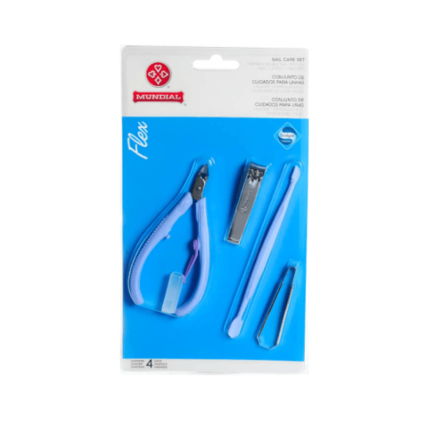 st mundial flex 4 piezas 154fl Set Mundial manicura flex 4 piezas #154FL - Imagen 1